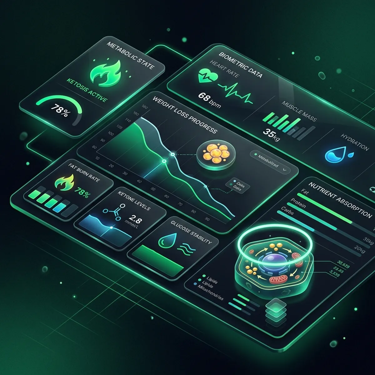 Dashboard Biológico de Cetose